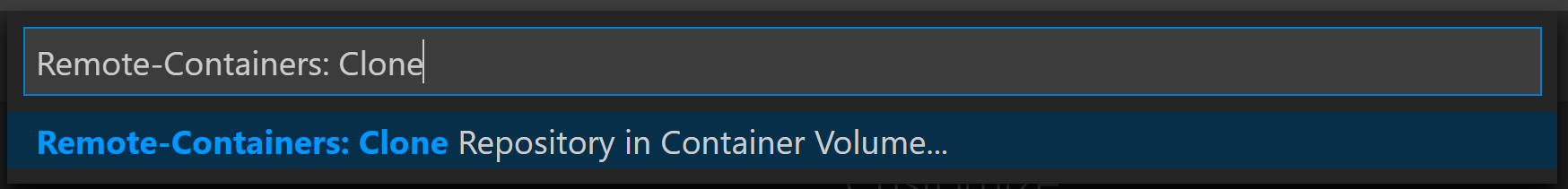 Clone Repository in Container Volume