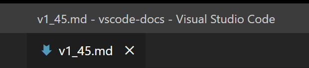 Window title separator using dash