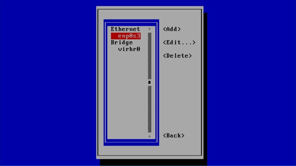 Choose Network Interface