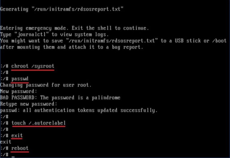 How To Reset Lost root Password in CentOS 8 / RHEL 8