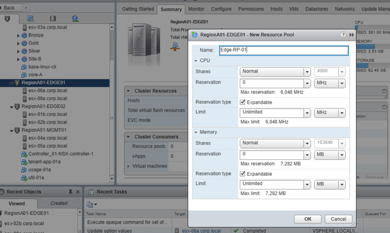 Setting up Edge Clusters in VMware vCloud Director 9.7 (Part 2 of 3)
