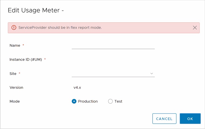 Usage Meter 4.1 now requires the Flex Pricing Model