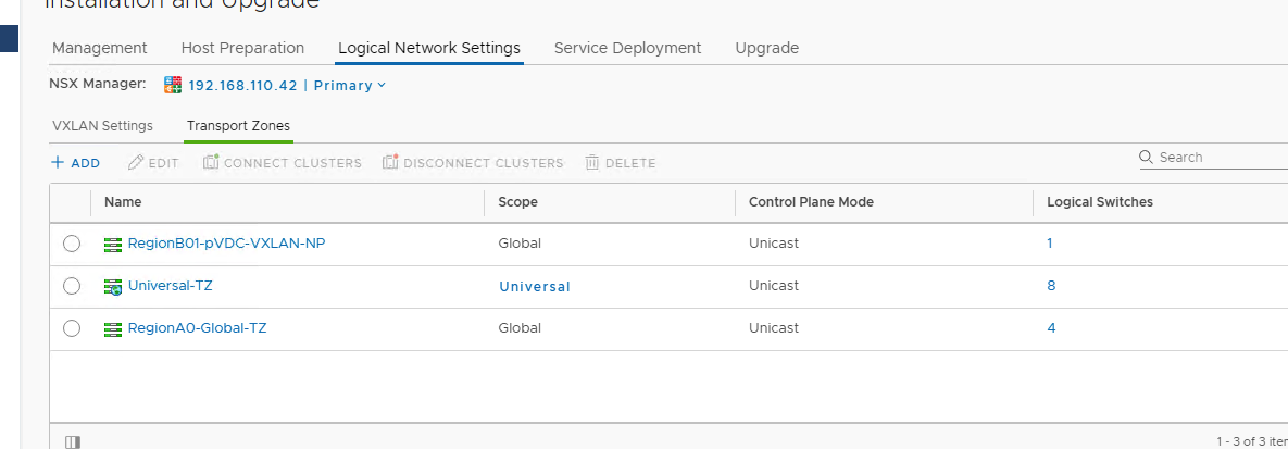 Installation and Upgrade - Logical Network Settings
