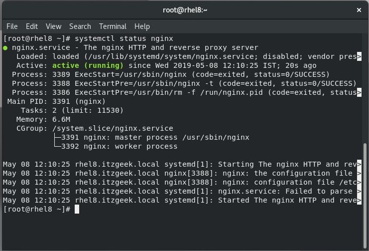 How To Install Linux, Nginx, MariaDB, PHP (LEMP Stack) On CentOS 8 / RHEL 8