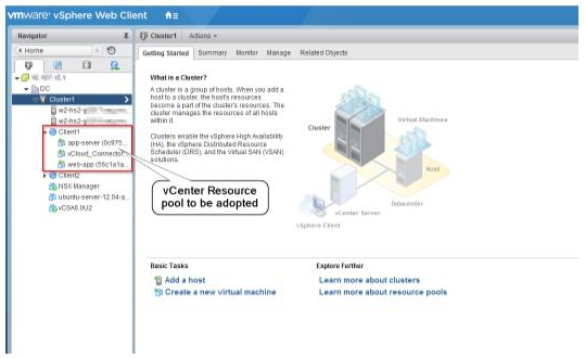 Manage Existing vCenter Servers via vCloud Director