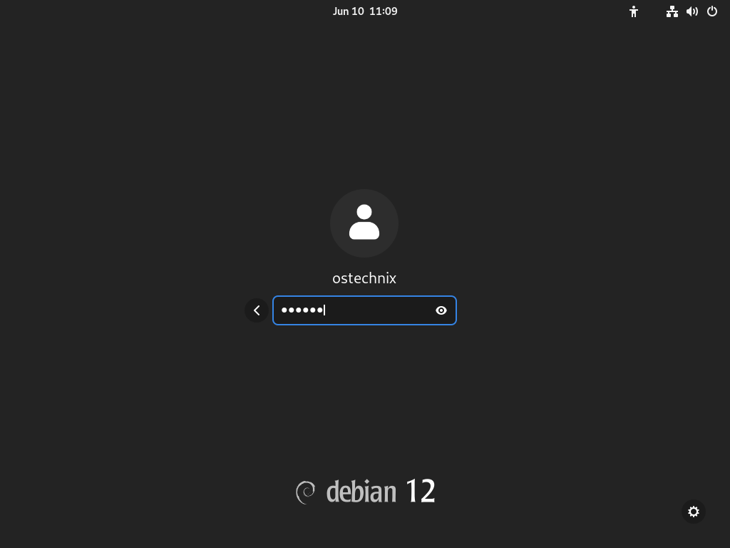 Login to Debian 12