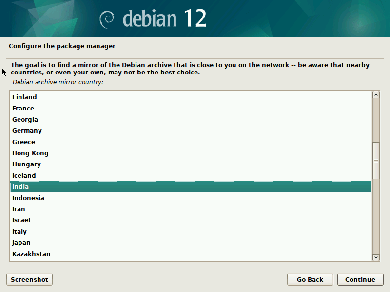 Find Nearest Debian Archive Mirror