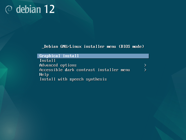 Choose Install Type