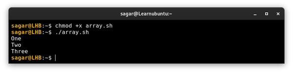 Use For Loop With Array in Bash - LinuxPunx