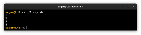 Use For Loop With Array in Bash - LinuxPunx