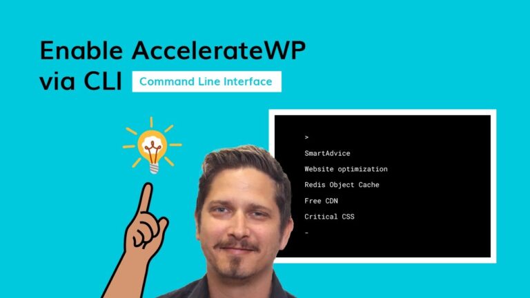 The Effortless Path to Enable the Power of AccelerateWP: A Video Guide for Activation via CLI