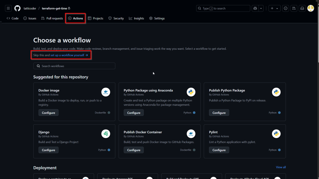 Storing secrets for GitHub Actions