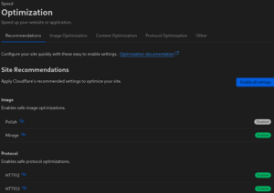 Recommended Cloudflare Performance and Security Settings (Guide)