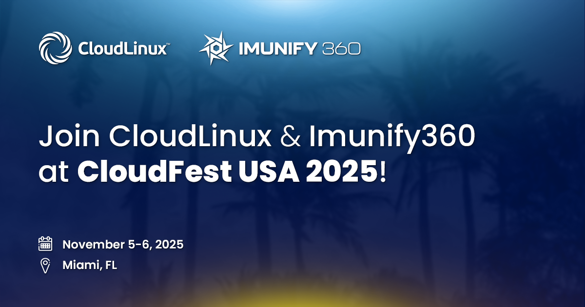 Come Meet CloudLinux at CloudFest USA 2025