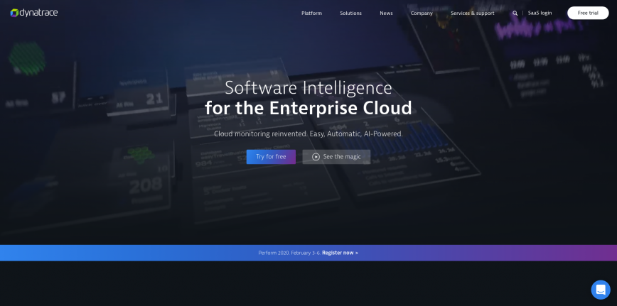 Software Intelligence for the Enterprise Cloud Dynatrace Software Intelligence for the Enterprise Cloud Dynatrace