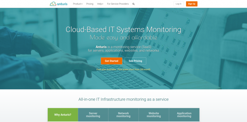 Anturis - Cloud-based Monitoring Service for Servers and Websites Anturis - Cloud-based Monitoring Service for Servers and Websites