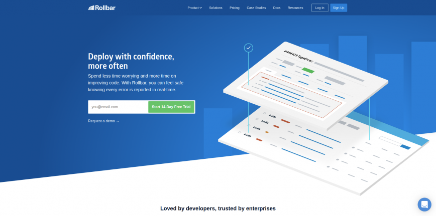 Rollbar - Error Tracking Software for Ruby, Python, JavaScript, more Rollbar - Error Tracking Software for Ruby, Python, JavaScript, more