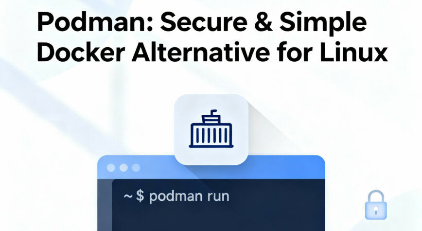 Podman is a secure and simple Docker alternative for Linux