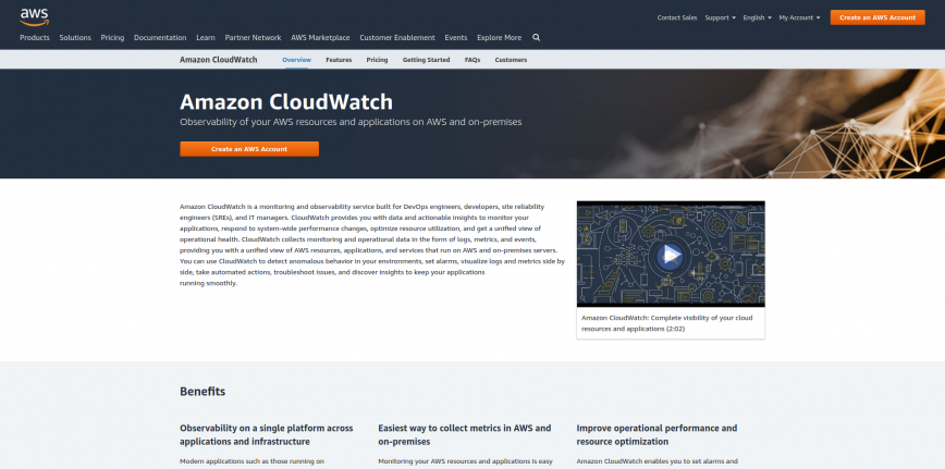 Amazon CloudWatch - Application and Infrastructure Monitoring Amazon CloudWatch - Application and Infrastructure Monitoring