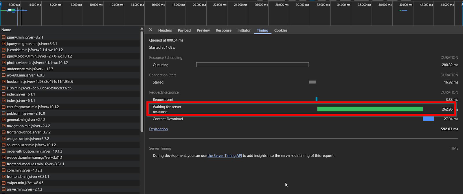 render blockig javascript
