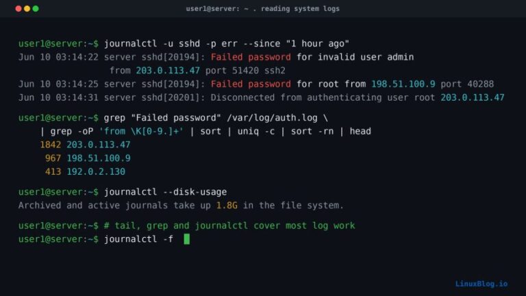 Linux Log Files: Guide to Reading, Searching, and Managing Logs