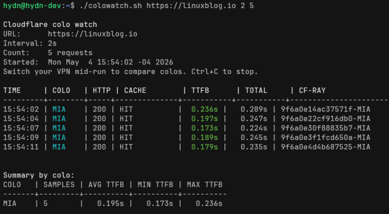 Watching Cloudflare Data Center Locations in real-time