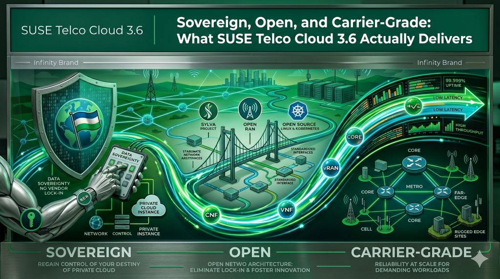Sovereign, Open, and Carrier-Grade: What SUSE Telco Cloud 3.6 Actually Delivers