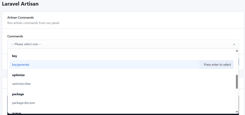 Laravel Artisan